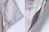 Heloise Immaculate Mandarin Collar Floral Cheongsam Qipao Dress