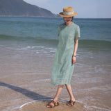 Zelda Modern Embroidered Cheongsam Qipao Dress