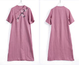 Annika Blooming Embroidery Qipao Cheongsam