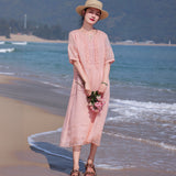 Solstice Elevated Embroidered Ruffles Cheongsam Qipao Dress