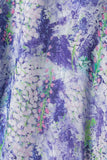 Satin Editorial Ramie Printed Cheongsam Dress Diagonal Collar Qipao