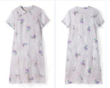 Heloise Immaculate Mandarin Collar Floral Cheongsam Qipao Dress