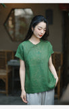 Sage Sparks Qipao Cheongsam Top