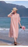 Solstice Elevated Embroidered Ruffles Cheongsam Qipao Dress
