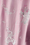 Acacia Queenly Heavy Embroidery Cheongsam Dress Stand Collar Qipao