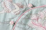 Bryony Lotus Koi Embroidered Cheongsam Qipao Dress