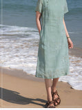 Zelda Modern Embroidered Cheongsam Qipao Dress
