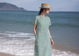 Zelda Modern Embroidered Cheongsam Qipao Dress