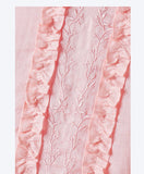 Solstice Elevated Embroidered Ruffles Cheongsam Qipao Dress