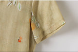Kiara Flowing V Neck Floral Cheongsam Qipao Dress