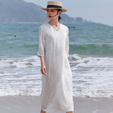 Gregarious V Neck Embroidered Cheongsam Qipao Dress