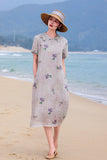 Heloise Immaculate Mandarin Collar Floral Cheongsam Qipao Dress
