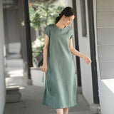 Ursula Linen Cheongsam Dress