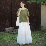 Nerissa Tie-Dye Cheongsam Top