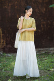 Nerissa Tie-Dye Cheongsam Top