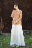Nerissa Tie-Dye Cheongsam Top