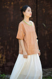 Nerissa Tie-Dye Cheongsam Top
