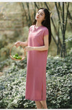 Ursula Linen Cheongsam Dress