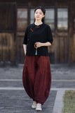 Opulence Color-Block Ramie Cotton Cheongsam Shirt