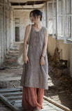 Ulrika Ramie Cotton Hand-Dyed Cheongsam Dress