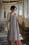 Ulrika Ramie Cotton Hand-Dyed Cheongsam Dress