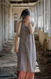 Ulrika Ramie Cotton Hand-Dyed Cheongsam Dress