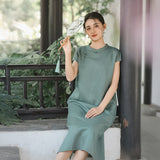 Ursula Linen Cheongsam Dress