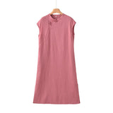 Ursula Linen Cheongsam Dress