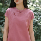 Ursula Linen Cheongsam Dress