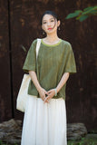 Nerissa Tie-Dye Cheongsam Top