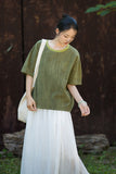 Nerissa Tie-Dye Cheongsam Top