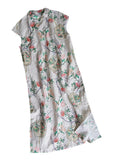 Floral Fan Cheongsam Dress