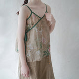 Aurora Delightful Qipao Cheongsam Slip Top