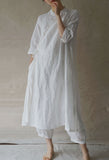 Linen Cheongsam Dress