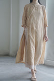 Jacquard Slanted Warm Qipao Cheongsam