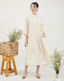 Linen Cheongsam Dress