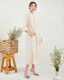 Linen Cheongsam Dress