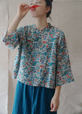 Wildflower Qipao Cheongsam Top